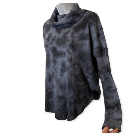 Anthropologie Maeve Tie dye Ainsley Cowl Neck Thermel Top Size XS - Picture 5 of 10
